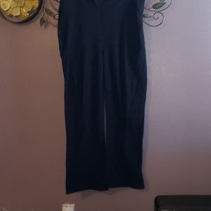 Black yoga style pants